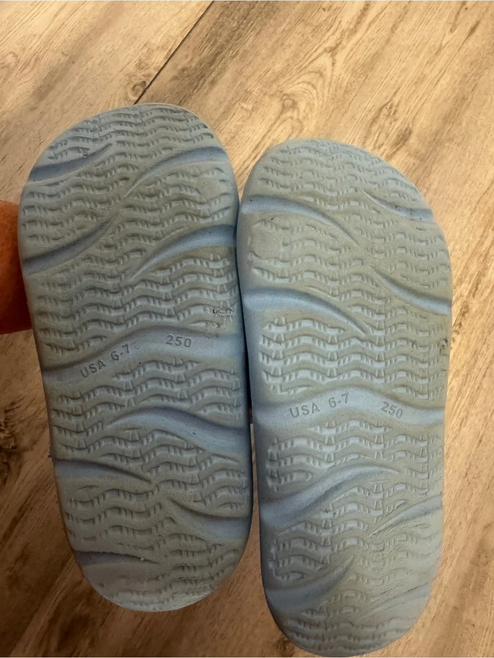 Baseball 101 Kids Light Blue Slip-On Sandals